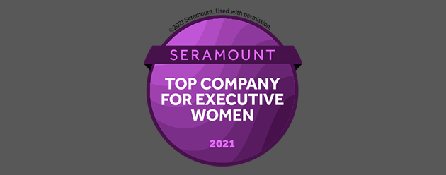 Seramount Top Company for Executive Women 2021 logo