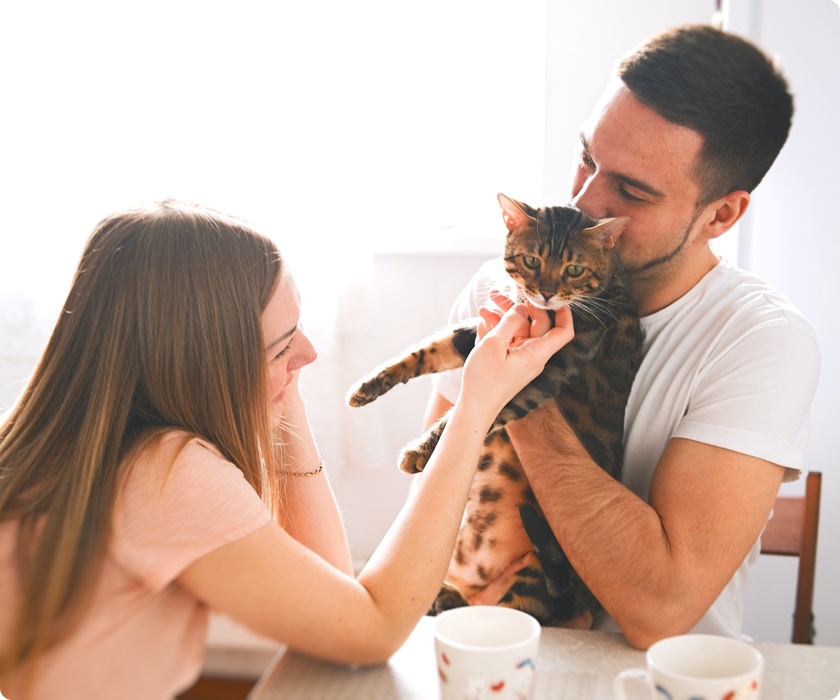 Man With Cat