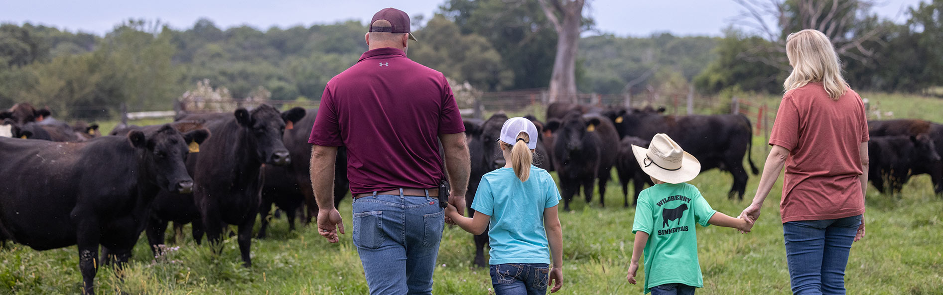 Family with beef cattle - Zoetis